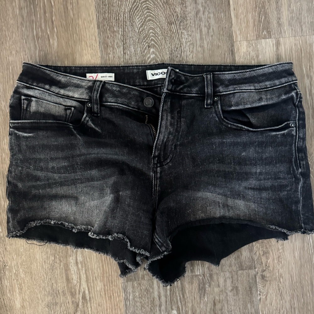 Vigoss Women's Black Jean Shorts
